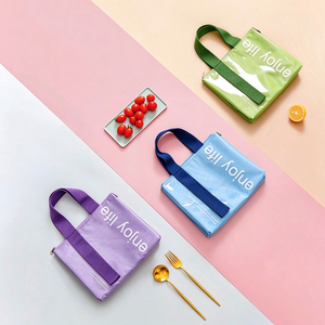Eco-Friendly Reusable Insulated Polyester Lunch <b>Bag</b> Waterproof Large Capacity Foreign Trade Explosion-Proof <b>Hot</b> Cold Storage - Product Image 3