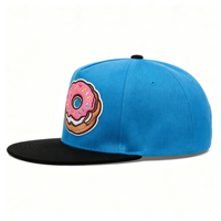 Cappelli Snapback di Alta Qualità Personalizzati per Uomo, 5 Pannelli, Sportivi, Profilo Medio, in Cotone, Regolabili, Non Strutturati