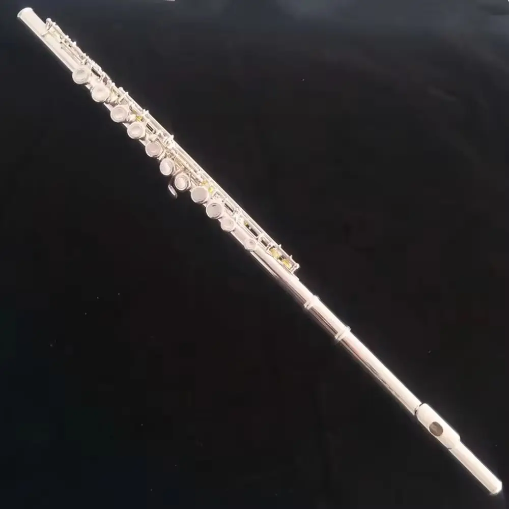 Best-seller flauta fechou buracos 16 buraco 17 buraco prata chapeado para venda