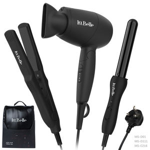 Ensemble de coiffure miniature 3 en 1, sèche-cheveux, lisseur, boucleur, design portable et léger pour les voyages, la maison, l'hôtel, l'utilisation en salon - Product Image 1