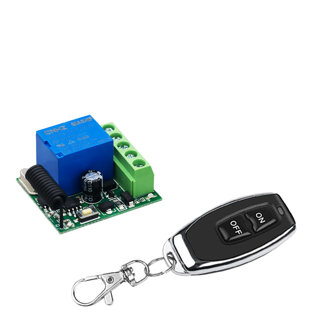 Superior 433MHz RF Remote Control Receiver Module New Design Wireless Relay Switch for Home Automation Max 220V/24V 10A Current