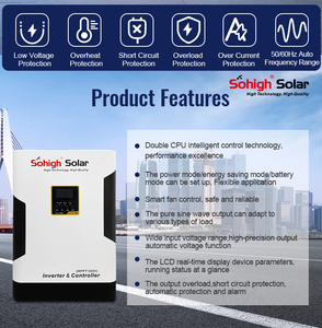 1500w puissance 2400 watts 3000 <span class=keywords><strong>watt</strong></span> énergie onde sinusoïdale pure 8 10 12 kw panneau pv hors réseau 3.5 5 <span class=keywords><strong>6</strong></span> <span class=keywords><strong>kva</strong></span> onduleur solaire hybride - Product Image 2