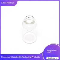 1 ML10 mL Botol Kaca Silinder Transparan & Botol Cairan Oral Ampul Dispensasi Kelas Medis