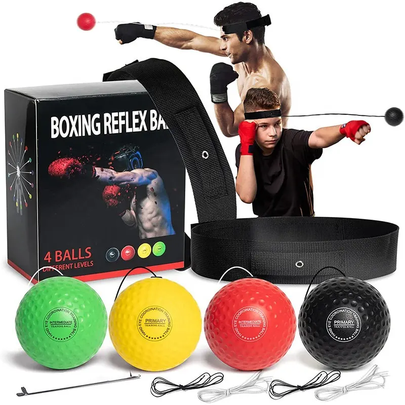 Speedball Ponsbal Bokssnelheid Trainer Hoofdband Ponsen Training Hoofd Bokssnelheid Boksreflexbal