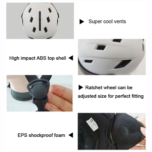 Nuovo arrivo ce en1077 ABS EPS casco da sci casque de ski snowboard helm custom ice skate helmet per skate - Product Image 4