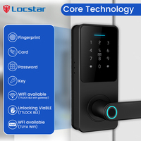 Cerradura Inteligente Tuya TTlock con App, Compatible con Tarjetas de Proximidad Alemanas Onity, Software Gratuito, RFID, WiFi, para Puertas de Hotel