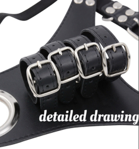 Volwassen SM-toys, leren ondergoed voor mannen met penisharnas, <span class=keywords><strong>cock</strong></span> bondage seksspullen - Product Image 6