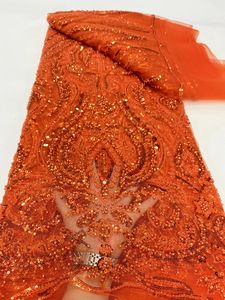 <span class=keywords><strong>Top</strong></span> qualità prezzo di fabbrica <span class=keywords><strong>Tulle</strong></span> ricamato in pizzo francese pesante tessuto di perline ricamo rete di paillettes tessuto di pizzo molti colori - Product Image 5