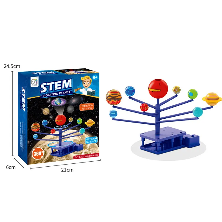 Neues Solar Science Sonnensystem Planetarium astronomischen Planeten Modell Kinder intellektuelle Entwicklung Spielzeug