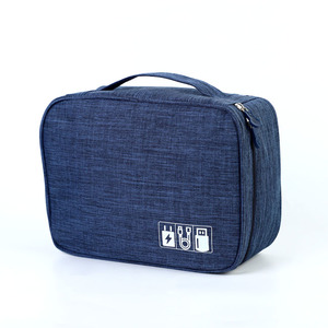 Hai Lớp Du Lịch Tiện Ích Tổ Chức Tote Túi Polyester Kỹ Thuật Số Lưu Trữ Cho Thiết Bị Điện Tử Phụ Kiện Mang Theo Thuận Tiện Du Lịch - Product Image 4