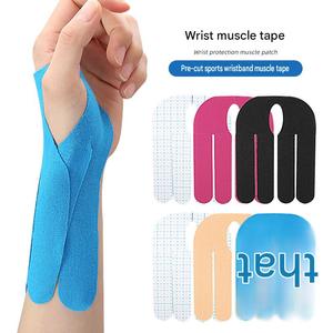 Cinta de Kinesiología de Algodón OEM ODM Precortada, Transpirable, Impermeable, Elástica, Soporte Muscular para Muñeca, de Colores, para Golf - Product Image 2