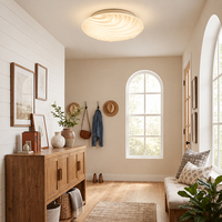 Plafonnier LED en fer minimaliste moderne avec interrupteur, CRI 95, pour salon, chambre et décoration d'hôtel