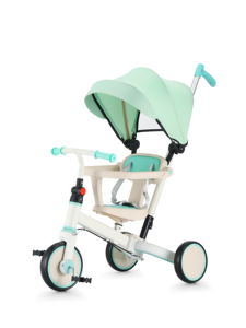 <span class=keywords><strong>Triciclo</strong></span> Infantil de Última Moda con Toldo y Manillar de Empuje, Éxito de Ventas de Fábrica, Apto para Niños y Niñas. Muy Popular - Product Image 2