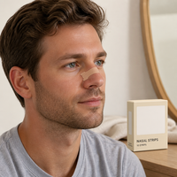 Bande respiratoire nasale élastique personnalisée avec support physique pour le pont nasal pour les soins nasaux quotidiens
