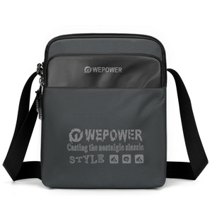 Sacs à bandoulière en nylon pour hommes, grande capacité, sac à main oblique, fermeture éclair tendance, portable pour les loisirs et les affaires - Product Image 2