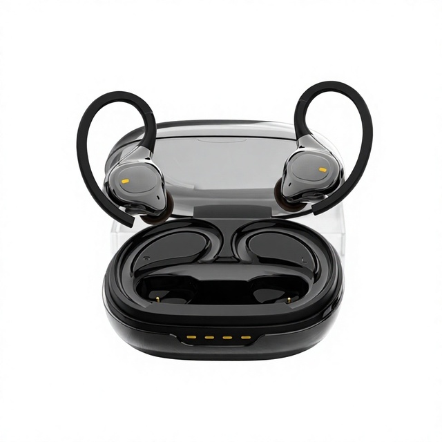 Wireless Sport In-Ear Earphones LED Battery Indicator IPX-7 Waterproof for V5.3 Hi-Fi Sound Ear Hook Sports In-ear Headphones