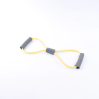 Corde élastique en forme de 8, bande de résistance multifonctionnelle pour tractions, dips, yoga et entraînement de force du corps entier
