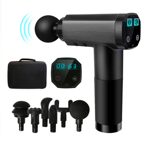 Pistolet de <span class=keywords><strong>massage</strong></span> <span class=keywords><strong>sportif</strong></span> à écran tactile LCD pour la récupération musculaire, la thérapie et le soulagement de la douleur – Accessoires de gym à domicile pour les tissus profonds - Product Image 1