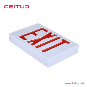 Señal de salida de emergencia JEE2RWE montada en la pared, directamente de fábrica, con certificación UL, apta para exportación, ideal para apartamentos y comercios. - Product Image 3