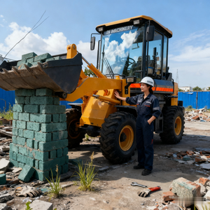 Construction <b>Machinery</b> 2.5 ton Backhoe Loader China Wheel Mini Excavator Backhoe Loader For Sale - Product Image 2