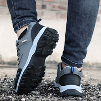Chaussures de sécurité à bout en acier pour hommes femmes chaussures de travail respirantes semelle en caoutchouc durable chaussures de construction industrielles confortables et antidérapantes