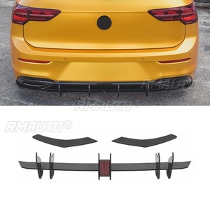 ลิ้นกันชนหลังแบบดิฟฟิวเซอร์  ตัวป้องกันกันชน สำหรับชุดแต่ง Volkswagen Golf 8 อุปกรณ์ตกแต่งรถยนต์ - Product Image 1