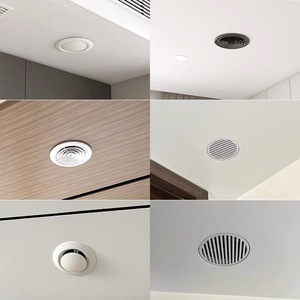 Современный дизайн, круглая вентиляционная решетка, регулируемая пластиковая решетка для потолка, современный регистр и решетка - Product Image 4