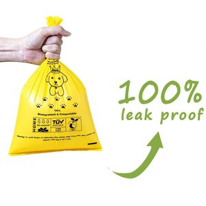 ถุงบรรจุภัณฑ์สำหรับมูลสัตว์เลี้ยง (สุนัขและแมว) ผลิตจากพลาสติก PLA ย่อยสลายได้ เป็นมิตรกับสิ่งแวดล้อม  แบบกำหนดเองได้ - Product Image 4