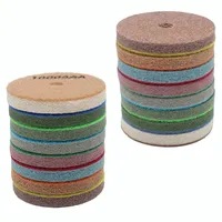 Tampons de polissage en fibre de diamant industrielle de haute qualité OEM, garantie 3 ans pour carrelage, pierre, marbre, béton, céramique, verre