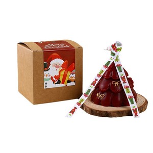 Christmas Holiday Gift Home Decor Cute Christmas Tree Soy Wax Handmade Christmas Tree Scented <b>Candle</b> - Product Image 5