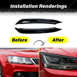 Kit de Accesorios de Decoración para Modificación de Cejas de Faros Delanteros para Automóvil Polo 2019 2020 - Product Image 2