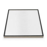 Filter HEPA Senbao Kustom Kapasitas Tinggi H13 Rangka Aluminium 99,99% Aliran Udara Laminar Kondisi Baru Panel Lipat Industri