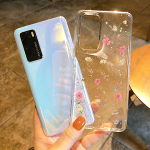 Custodia per cellulare in silicone TPU con fiore reale essiccato <span class=keywords><strong>trasparente</strong></span> epossidico 3D antiurto per <span class=keywords><strong>Huawei</strong></span> P40 Pro <span class=keywords><strong>P30</strong></span> <span class=keywords><strong>Cover</strong></span> floreale <span class=keywords><strong>trasparente</strong></span> - Product Image 5