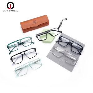 Chất lượng cao handmade Acetate kính sang trọng kính đôi Cầu kính mắt khung quang Acetate Kính - Product Image 2