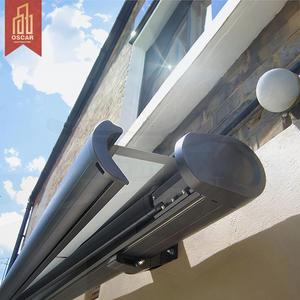 Auvent rétractable électrique intelligent en aluminium, imperméable et résistant au soleil, <span class=keywords><strong>pour</strong></span> espace de repos extérieur dans la cour, auvent à cassette intégrale - Product Image 1