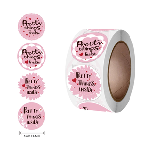 <span class=keywords><strong>Étiquettes</strong></span> Thermiques <span class=keywords><strong>Rondes</strong></span> Professionnelles, 2,5 cm/1 Pouce, en Rouleaux, Adhésives Personnalisées pour Estampillage - Product Image 5