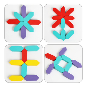 Neues Montessori Himmel-Holzspielzeug Unisex Vorschul-Frühbildungsmathematik-Spielzeug Zahlen-Bauklötze Farbzuordnungs-Puzzle Entwicklungsfördernd - Product Image 6
