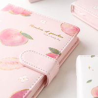 Cahier de notes A5 coloré avec fleurs, couverture rigide, jolies filles, avec boucle magnétique, pages vierges colorées
