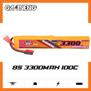 Batería LiPo GNB GAONENG 3300mah 8S 29.6V 100C 200C XT150 RC Protek 60 Pro Cinelifter para Helicóptero Eléctrico Clase 500 a 600 - Product Image 2