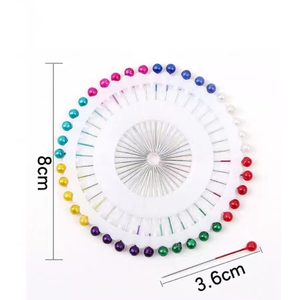 Accessoires d'outils de <span class=keywords><strong>couture</strong></span> épingle à tête de perle multicolore <span class=keywords><strong>couture</strong></span> <span class=keywords><strong>épingles</strong></span> de courtepointe droites pour outil de Quilling - Product Image 2