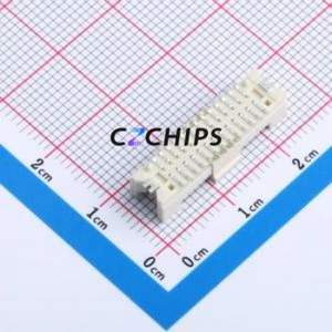 WAFER-DF1.25-26PLB-GYC Wire-to-Board Pin Header SMD,P=1.25mm Connector 2x13P 1.25mm Vertical Mount 26P - Product Image 2