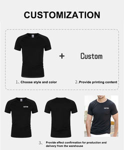 100% Polyester Kurzarm Großhandel Schnelltrocknend Lauf-Sport-T-Shirt Herren Hochwertige Fitness-T-<span class=keywords><strong>Shirts</strong></span> mit Individueller Bedruckung - Product Image 5