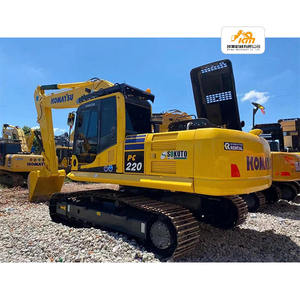 Excavadora de cadenas usada de importación japonesa KOMATSU PC220-7 para trabajos de movimiento de tierras, excavadoras usadas Komatsu PC220 PC220-8 PC220-11 - Product Image 1