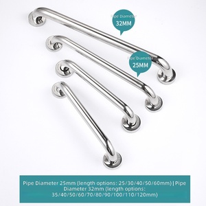 Vente en gros de rampes d'appui en acier inoxydable 304 pour salles de bain, toilettes, sans obstacle, pour personnes handicapées et personnes âgées - Product Image 5