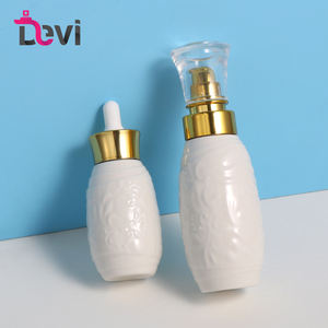Devi <span class=keywords><strong>เซรา</strong></span>มิกสีขาวหรูหราร่างกายทำความสะอาดผิวหน้าเซรั่มโลชั่นขวดบรรจุภัณฑ์เครื่องสำอางบำรุงผิว50มิลลิลิตร100มิลลิลิตรการออกแบบที่ไม่ซ้ำกัน - Product Image 1