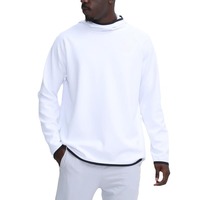 Veste de sport à capuche pour homme Jimo, idéale pour l'entraînement au basketball, la course à pied, séchage rapide, manches longues, polyester et élasthanne.