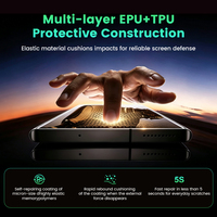 Dernière machine de découpe universelle de films de protection d'écran en hydrogel HD TPU et verre trempé pour iPhone 15 16 17 Pro Max