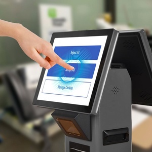 Card Reader Touchscreen Ordering Kiosk Flat Screen Android RK3568 Voucher <b>Printing</b> 21.5'' SDK 1920X1080 Standard 1 Year - Product Image 3
