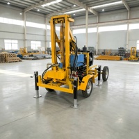 Machine de forage de puits profonds avec une grande mobilité pour les chantiers de construction en Asie du Sud-Est