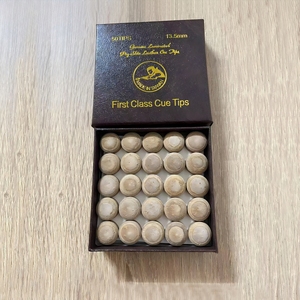 Puntali per Stecca da Biliardo Hercules in Pelle Laminata di <span class=keywords><strong>Prima</strong></span> Qualità 10/11/12/13mm Portatili per Pool e Snooker - Product Image 2